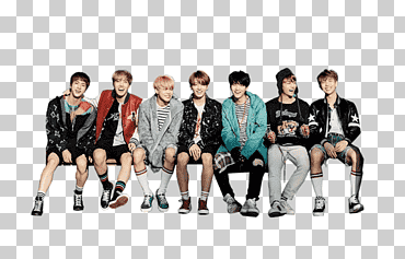 bts boy band illustration, bts k-pop idol coreano sangre sudor y lágrimas día de primavera, versión japonesa., diverso, equipo, grupo social png