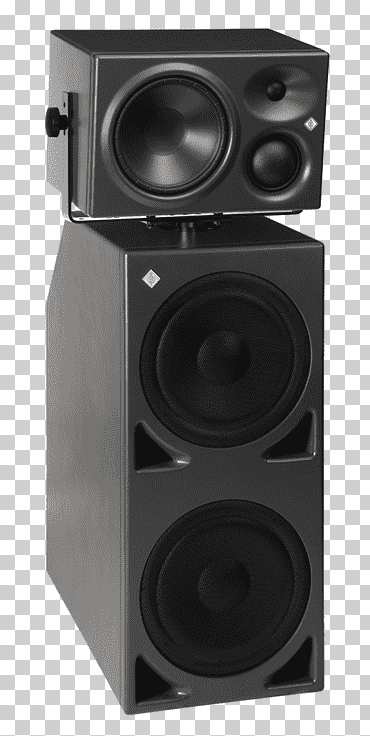 parlantes para computadora monitor de estudio subwoofer neumann kh 310 a alta fidelidad, neumann, electrónica, altavoz, subwoofer para coche png