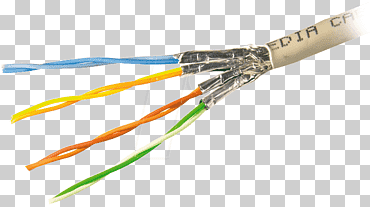 cable blindado par trenzado cable parche cable blindado, diverso, Red de computadoras, cable png