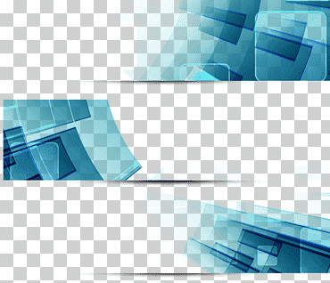 Banner de web de diseño gráfico, azul y negro, banner de ciencia y tecnología, modelo, azul, ángulo png