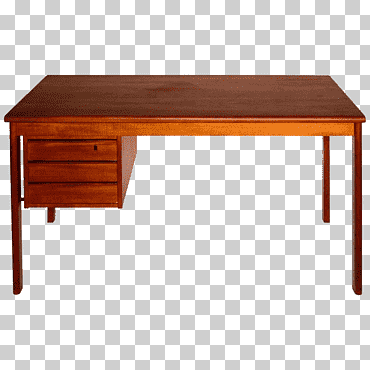 mesa computadora escritorio cajón danés moderno, diseño de tapa media, ángulo, mueble, cajón png