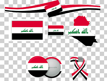 Arabia Saudita bandera de temática, bandera de Irak bandera de Irak bandera de Egipto bandera nacional, pintado a mano mapa de Irak, pintura de acuarela, bandera, texto png
