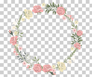 borde circular decorativo rosa, Rosa, redondo, cuadro png