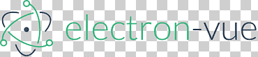 vue.js electron github inc. proyecto javascript, electron javascript, azul, ángulo, texto png