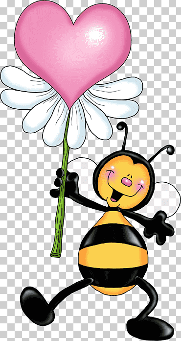 abeja hermana amor, manzanilla, amor, abeja, corazón png