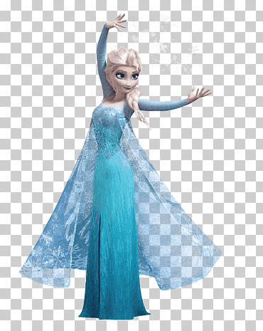 Ilustración de elza de frozen, elsa, la reina de la nieve anna olaf, elsa, azul, dibujos animados, niña png