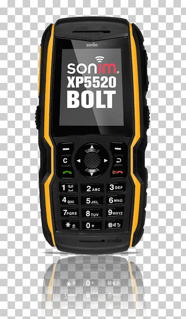 sonim technologies at & t phone sonim xp1520 bolt sl sonim xp strike, teléfono amarillo, artilugio, electrónica, teléfono móvil png
