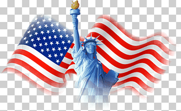 estatua de la libertad y arte de la bandera de Estados Unidos, declaración de independencia de Estados Unidos bandera del día de la independencia de Estados Unidos, Estados Unidos, bandera, día de la Independencia, Estados Unidos png