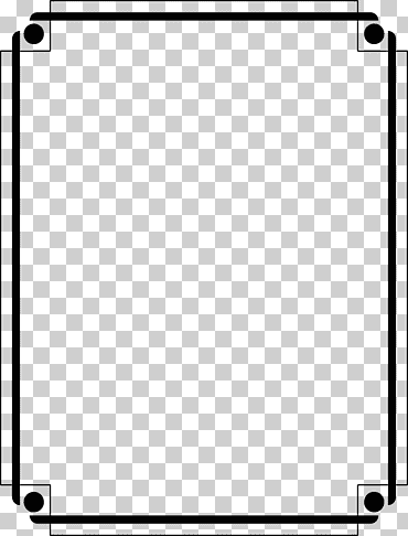 Bordes y marcos en blanco y negro, frontera, diverso, ángulo png