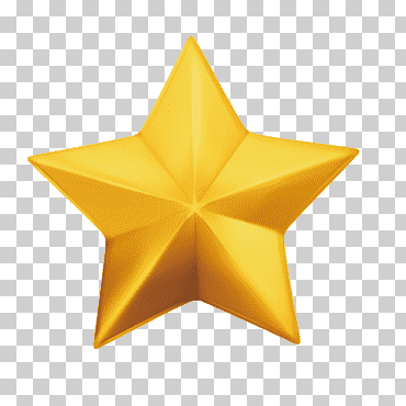 Estrella amarilla, icono de bolas de estrellas, estrella de oro de cinco puntas., ángulo, estrellas, naranja png
