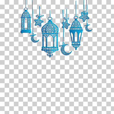 Islam corán, decoraciones de linternas islámicas, decoraciones colgantes azules, azul, linterna, colgante png