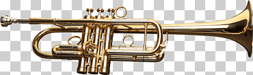Trompeta de color latón, derecha trompeta, objetos, música, trompeta png