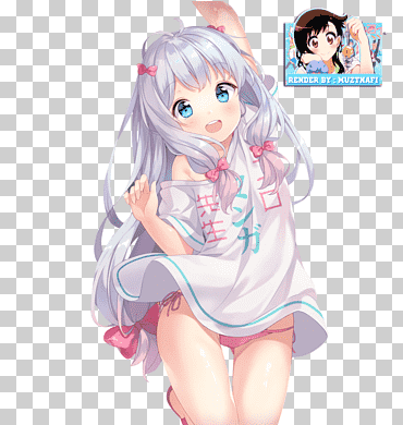 Eromanga sensei render japonés destructor sagiri anime, perezoso, Gráficos 3d por computadora, cg ilustraciones, manga png