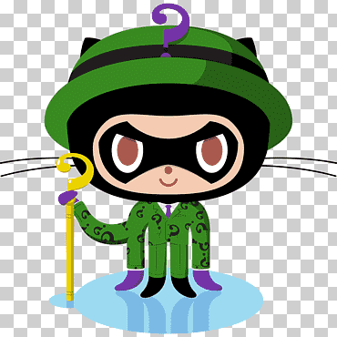github commit fork código fuente, github, personaje de ficción, dibujos animados, tenedor png