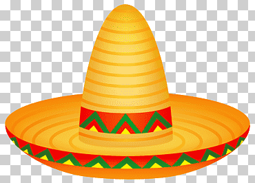 sombrero, sombrero mexicano, marrón y rojo mariachi sombrero, comida, sombrero, naranja png