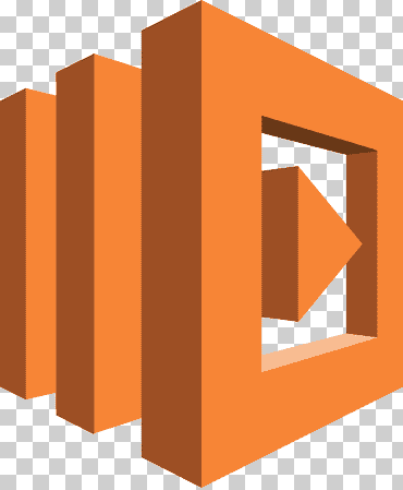 AWS Lambda Amazon Web Services الحوسبة بدون خادم وظيفة مجهولة Node.js ، شعار amazon web services, زاوية, نص, برتقالي png