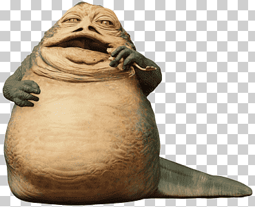 jabba el hutt leia organa obi-wan kenobi anakin skywalker luke skywalker, alien, focas, el regreso del Jedi, escultura png
