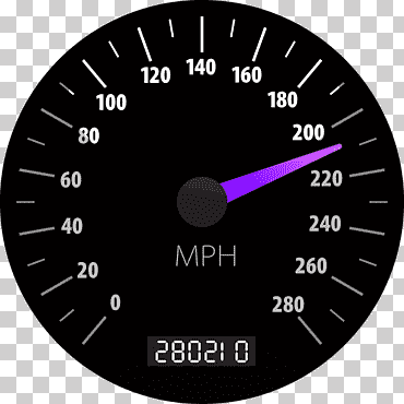 velocímetro del coche, velocímetro, mph, velocímetro negro png