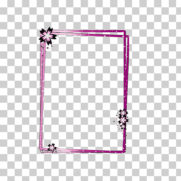 marco rosa y negro, borde morado, pintura de acuarela, modelo, cuadro png