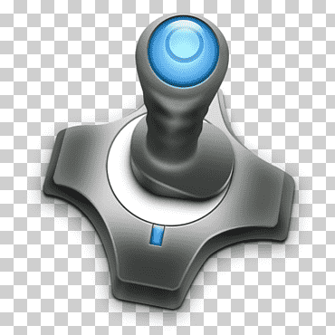 consola de juegos en casa dispositivo electrónico accesorio dispositivo de entrada periférico, joystick, controlador de joystick gris y azul, videojuego, controladores de juego, dispositivo electronico png