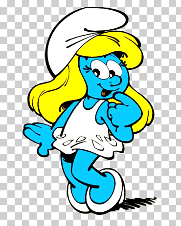 smurfette nokia 3, camiseta, mano, dibujos animados, personaje de ficción png