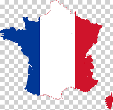 Mapa azul, blanco y rojo, bandera de francia mapa de Guayana francesa, mapa de Francia, frontera, azul, ángulo png