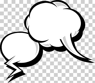 Ilustración de nubes blancas, diálogo de explosión de cómics en la nube., amor, historietas, blanco png