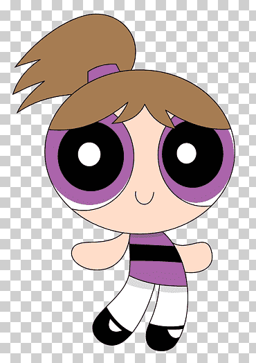 Bliss fan art cartoon network, chicas superpoderosas, púrpura, mamífero, cara png