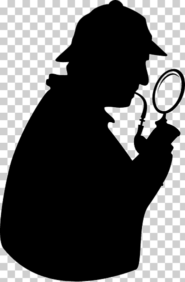 sherlock holmes detective lupa, detective, vaso, fotografía, monocromo png
