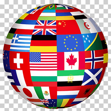 Banderas del globo terráqueo bandera nacional, globo terráqueo., diverso, bandera, globo png
