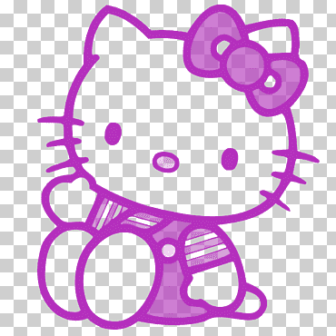 hola kitty globo niño escritorio, computadora, púrpura, texto, teléfonos móviles png