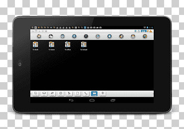 Tablet Computers Taskbar Android Toolbar, android, gadget, electronics, computer Program png