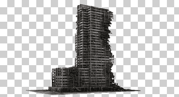 edificio ruinas, edificios, condominio, rascacielos, objetos png