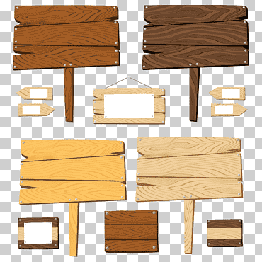 carteles de madera, carteles de madera, indicador, señalizar png