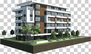 Casa de uso mixto fachada edificio comercial, edificio residencial, edificio, condominio, apartamento png