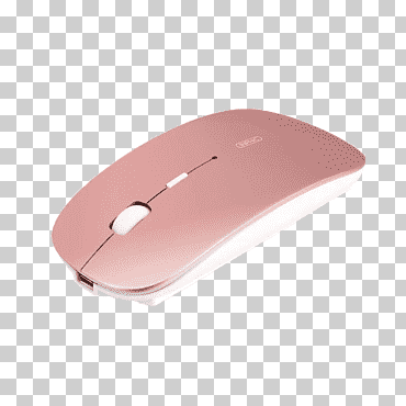 Ratón de computadora Computadora portátil Ratón óptico USB inalámbrico, Ratón rosa, suministros, animales, computadora png
