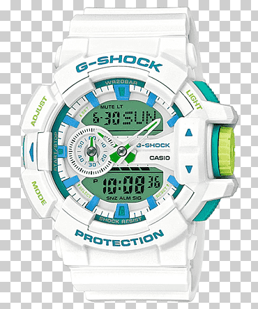 Reloj análogo resistente a los golpes g-shock reloj casio, partes de reloj, azul, blanco, accesorio de reloj png