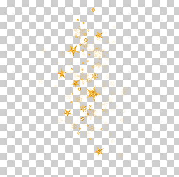 material flotante de estrellas doradas, oro, estrella, polvo de oro png