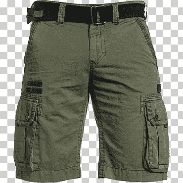 Pantalones cargo bermudas, ropa corta, cinturón., cremallera, pantalones cortos activos, ropa de aflicción png