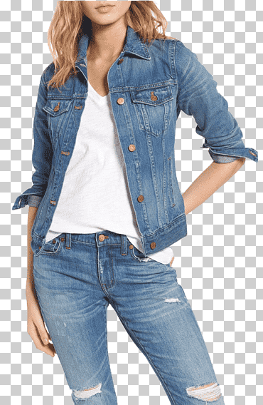 jean chaqueta denim jeans ropa, chaqueta, azul, Moda, modelo png