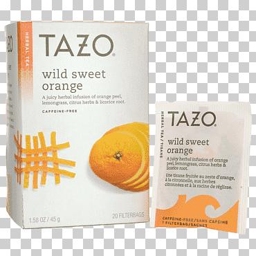 infusión de té de hierbas tazo naranja, té, crema, naranja, agrios png