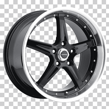 Liquidmetal metal líquido rueda personalizada, metal cepillado, negro, borde png
