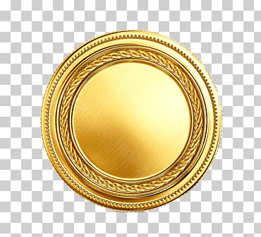 icono de moneda de oro, hd gold, medalla, círculos, oro png