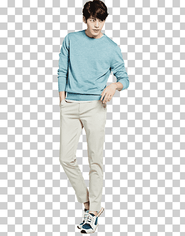 corea del sur actor giordano drama coreano kim woo-bin, estilo, famosos, camiseta, azul png