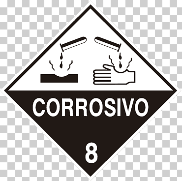 sustancias peligrosas clase 8 materiales corrosivos australianos código de mercancías peligrosas clase 9 transporte diversos, rombo, ángulo, etiqueta, texto png