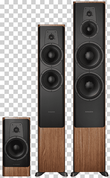altavoces de la computadora sonido subwoofer altavoz dynaudio, borde de cable dorado, altavoz, sonido estereofónico, sonar png