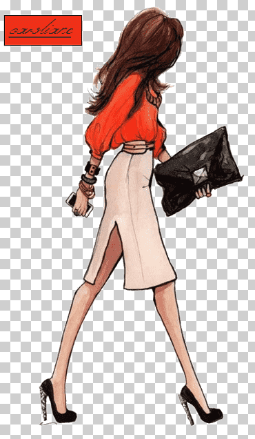 Dibujo de moda ilustración boceto femenino, ilustración de moda., Moda, ilustrador, pintura png