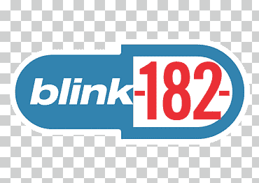 blink-182 logo punk rock calcomanía, parpadeo parpadeo, azul, texto, marca png