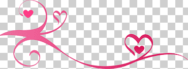 Creatividad del corazón, línea divisoria creativa del corazón rosado., amor, texto, logo png