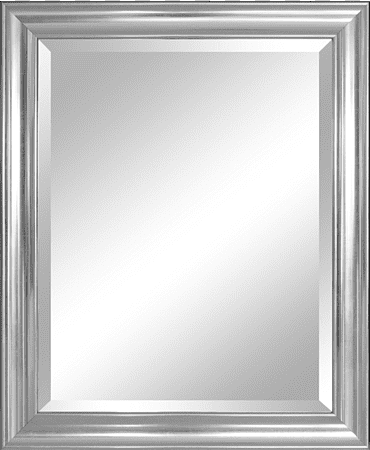 marco gris, espejo bisel plateado marco de pared, espejo, vaso, ángulo, mueble png